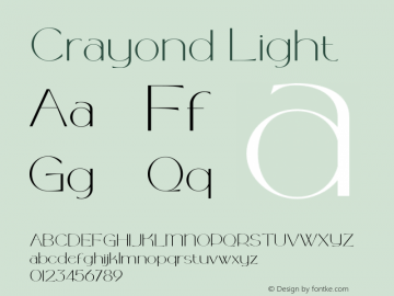 Crayond-Light 1.0图片样张