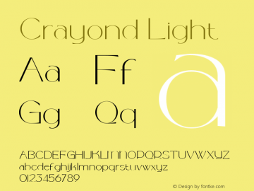 Crayond Light 1.0图片样张