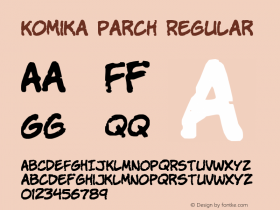 Komika Parch Regular 2.0图片样张