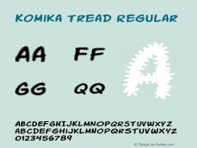 Komika Tread Regular 2.0图片样张