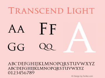 Transcend-Light Version 1.000 | wf-rip DC20190610图片样张