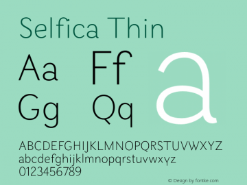 Selfica-Thin 1.000图片样张