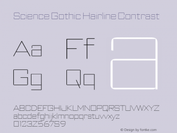 Bank Hairline Contrast Version 1.007图片样张