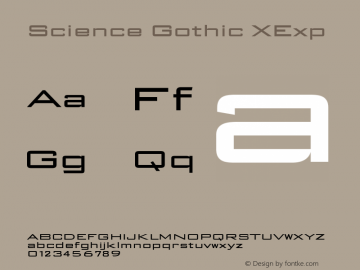 Science Gothic XExp Version 1.007图片样张