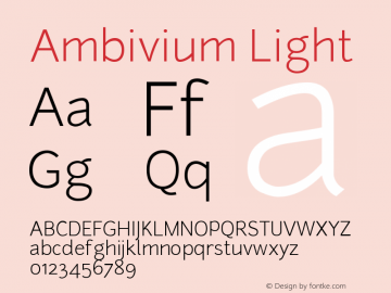 Ambivium-Light Version 1.001图片样张