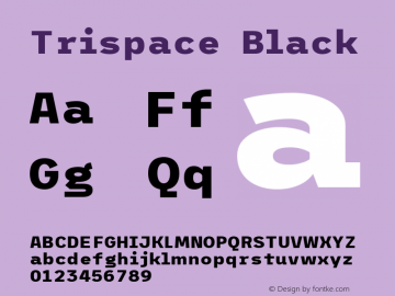 Trispace Black Version 1.005图片样张