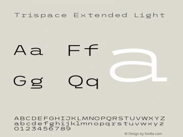 Trispace Extended Light Version 1.005图片样张