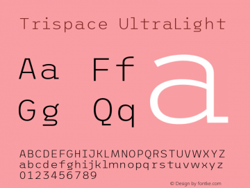 Trispace UltraLight Version 1.005图片样张