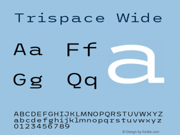 Trispace Wide Version 1.005图片样张