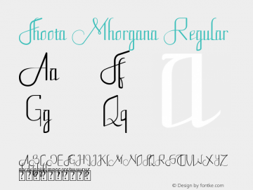 Fhoota Mhorgana Version 1.00;January 29, 2020;FontCreator 12.0.0.2525 64-bit Font Sample