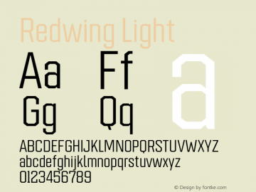 Redwing Display Font - Download Free Font