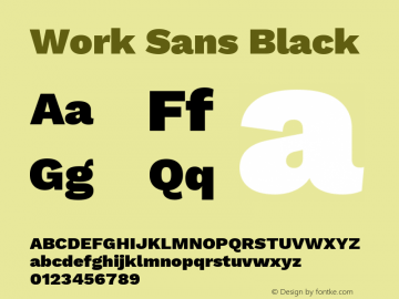 Work Sans Black Version 2.008; ttfautohint (v1.8.3)图片样张