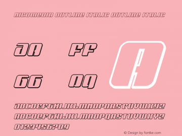 Nicomedia Outline Italic Version 1.0; 2020图片样张