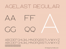 Agelast Version 1.003;Fontself Maker 3.5.1图片样张