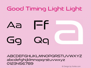 Good Timing Light Version 1.00图片样张