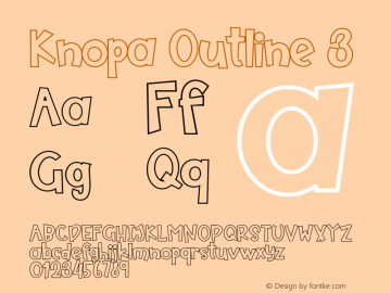 Knopa Outline 3 Version 1.000图片样张