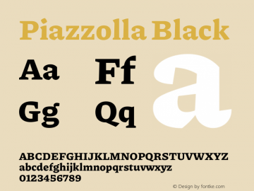 Piazzolla Black Version 2.001图片样张
