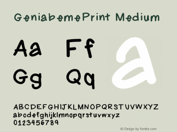 GeniabemePrint Medium Version 001.000图片样张