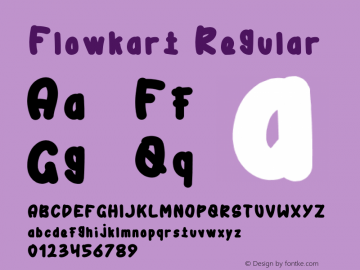 Flowkart Version 1.00;October 13, 2020;FontCreator 11.5.0.2430 64-bit Font Sample