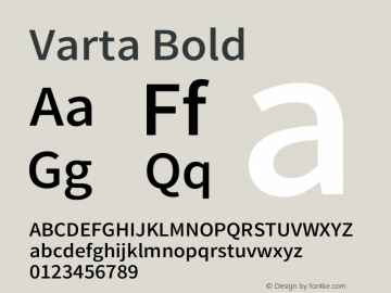 Varta Bold Version 1.004图片样张