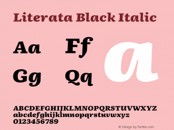 Literata Black Italic Version 3.002图片样张