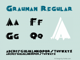 Grauman Regular 001.000图片样张