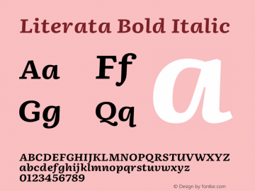 Literata Bold Italic Version 3.002图片样张