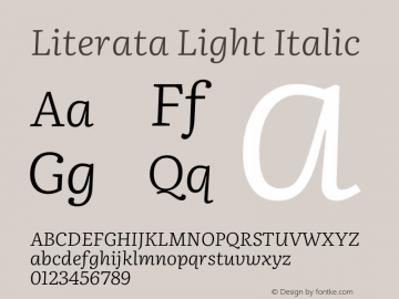 Literata Light Italic Version 3.002图片样张