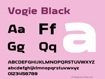 Vogie Black Version 1.000图片样张