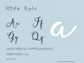 betterlife Version 1.00;October 27, 2020;FontCreator 11.5.0.2430 64-bit Font Sample