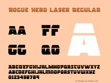 Rogue Hero Laser Regular Version 2.0; 2015图片样张