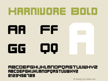 Karnivore Bold 1图片样张