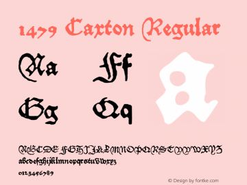 1479 Caxton W05 Normal Version 1.00图片样张