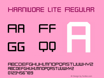 Karnivore Lite Regular 1图片样张