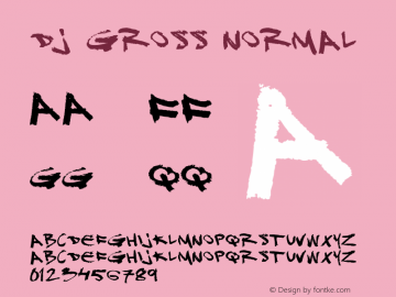 DJ Gross Normal 1.0 Thu Aug 09 23:27:02 2001图片样张