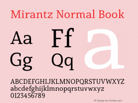 Mirantz-NorBoo Version 1.000 | wf-rip DC20190605图片样张