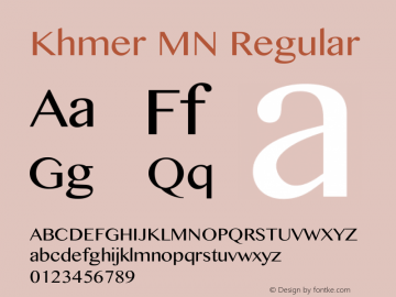 Khmer MN 14.0d1e1图片样张