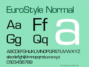 EuroStyle Normal 001.000图片样张