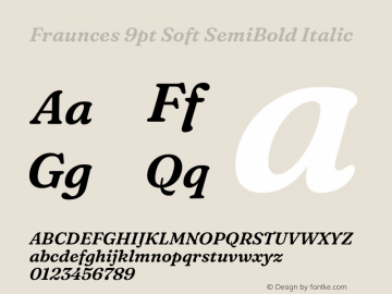 Fraunces 9pt Soft SemiBold Italic Version 1.000;[0bf87f6ff]图片样张