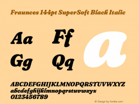 Fraunces 144pt SuperSoft Black Italic Version 1.000;[0bf87f6ff]图片样张