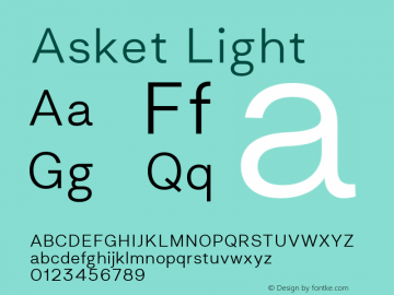 Asket-Light 001.000图片样张