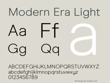 Modern Era Light Version 2.011图片样张