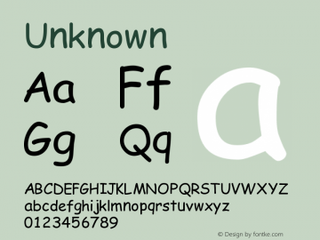 Unknown 图片样张