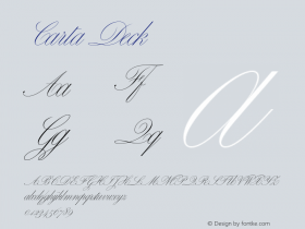 Carta Deck V�e�r�s�i�o�n� �1�.�0�0�0�;�h�o�t�c�o�n�v� �1�.�0�.�1�1�4�;�m�a�k�e�o�t�f�e�x�e� �2�.�5�.�6�5�5�9�9 Font Sample