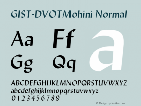 GIST-DVOTMohini Normal 12.00图片样张