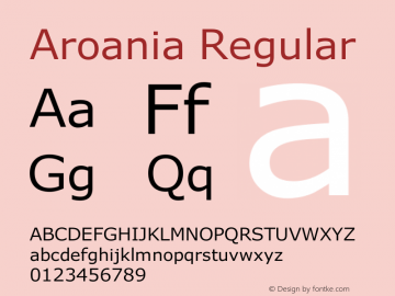 Aroania Version 13.00图片样张