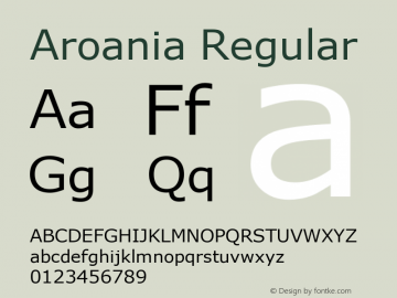 Aroania Version 13.00图片样张