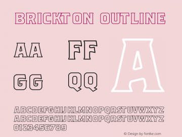 Brickton Outline Version 1.000 | wf-rip DC20190830图片样张