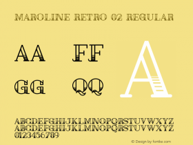 MarolineRetro02 Version 0.000 Font Sample