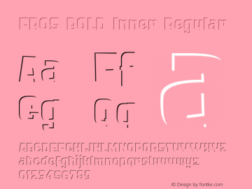 FROS BOLD Inner Version 1.00;March 6, 2020;FontCreator 12.0.0.2545 64-bit图片样张